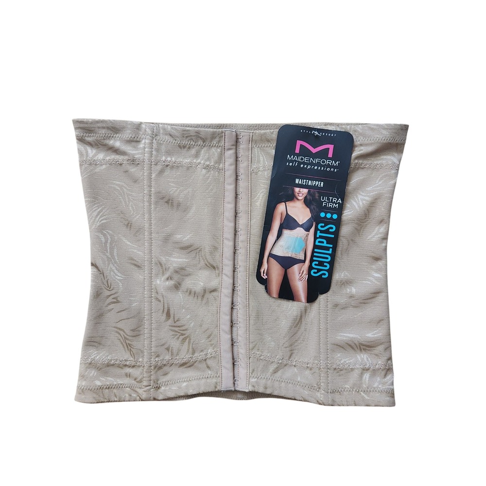 Maidenform Self Expressions Waistnipper Control Shapewear Beige Size Medium New